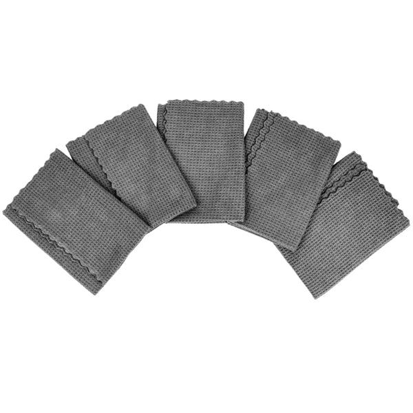 Grey waffle 40x40 mikrofiber - Garasjekos.no