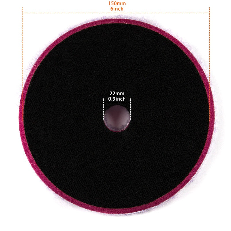 GK - Poleringspute Purple Wool 5 - Garasjekos.no