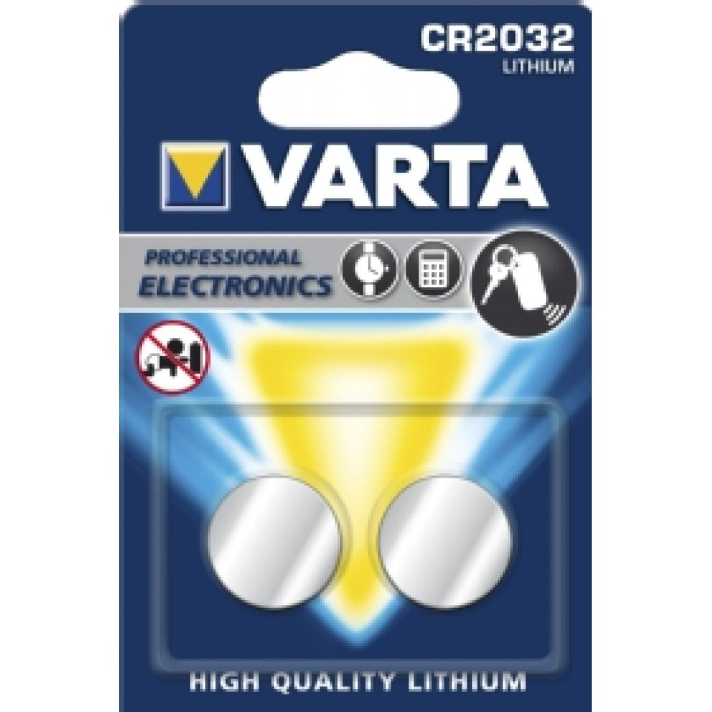 VARTA Lithium CR2032 3V 2-Pakning