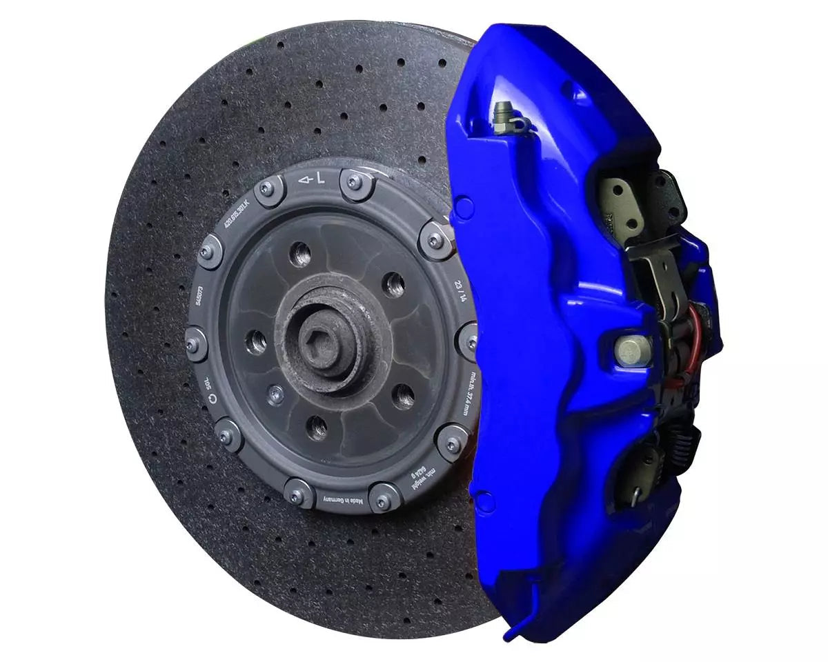 Foliatec Brake Caliper Lacquer Set - RS blue, 3 components - Garasjekos.no