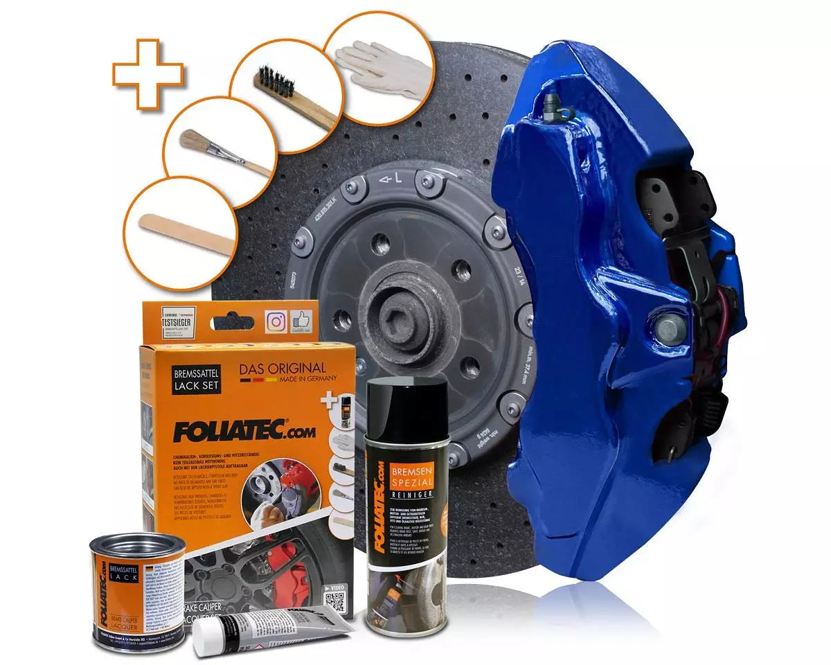 Foliatec Brake Caliper Lacquer Set - Performance blue metallic - Garasjekos.no