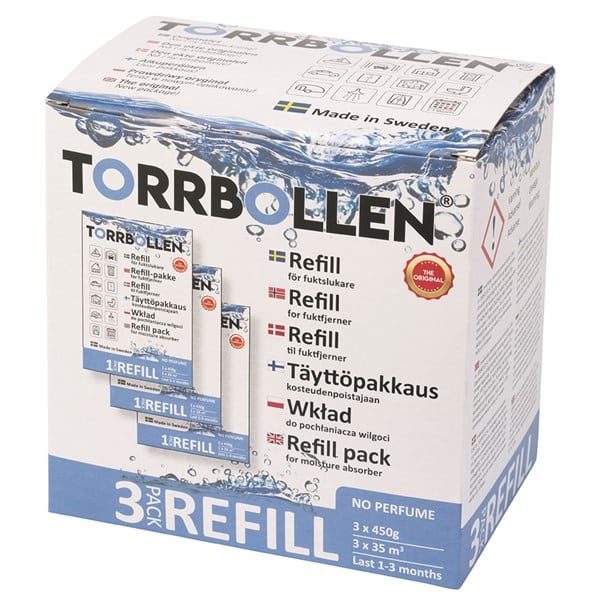 Torrbollen refill - 3 pk