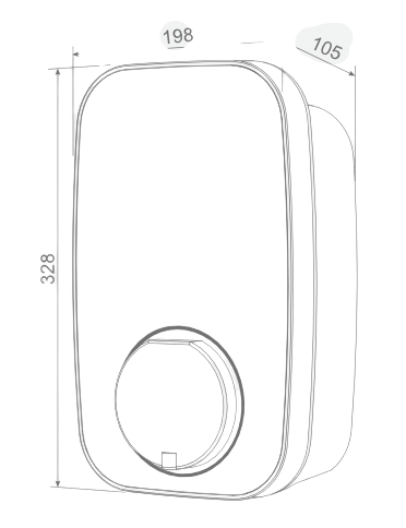 Hjemmelader 32A – Innebygget Jordfeilvern B